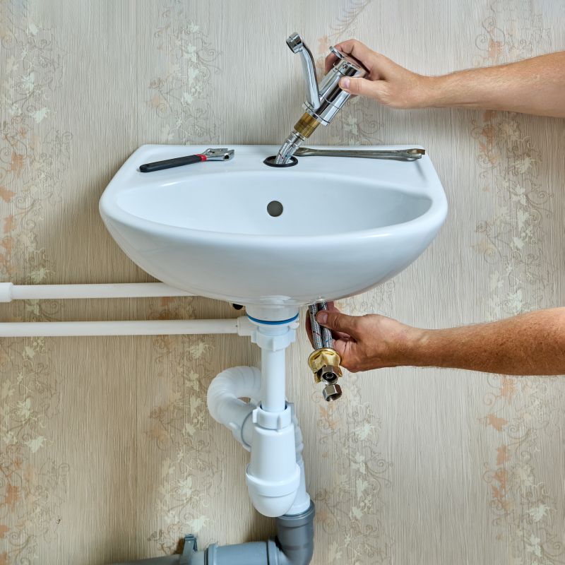 Porcelain Sink Installation